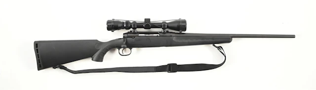 (M) SAVAGE EDGE BOLT ACTION RIFLE WITH BOX.