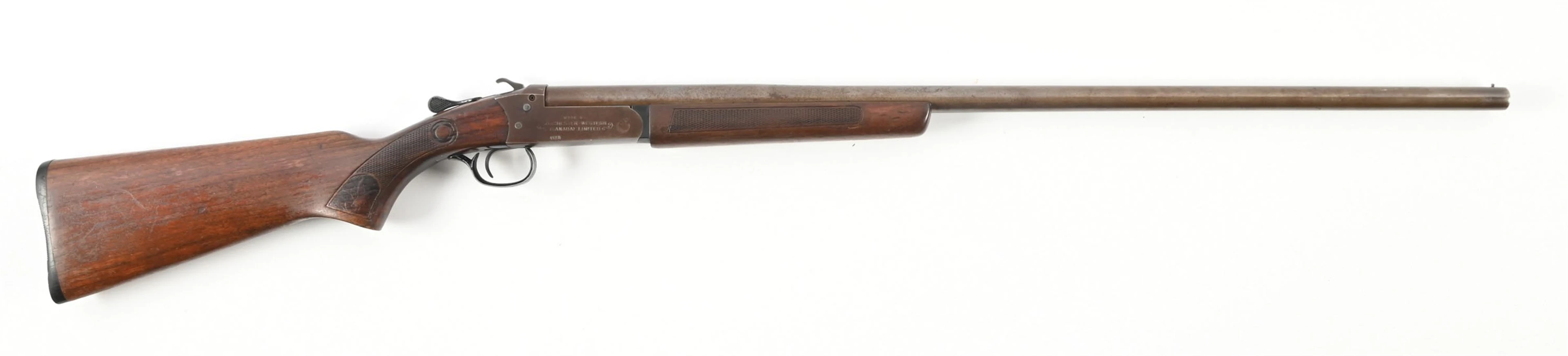 (C) WINCHESTER-WESTERN COOEY MODEL 840 SINGLE SHOT SHOTGUN.