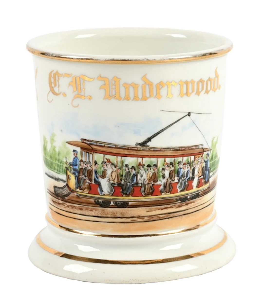 TROLLEY OPERATOR'S SHAVING MUG