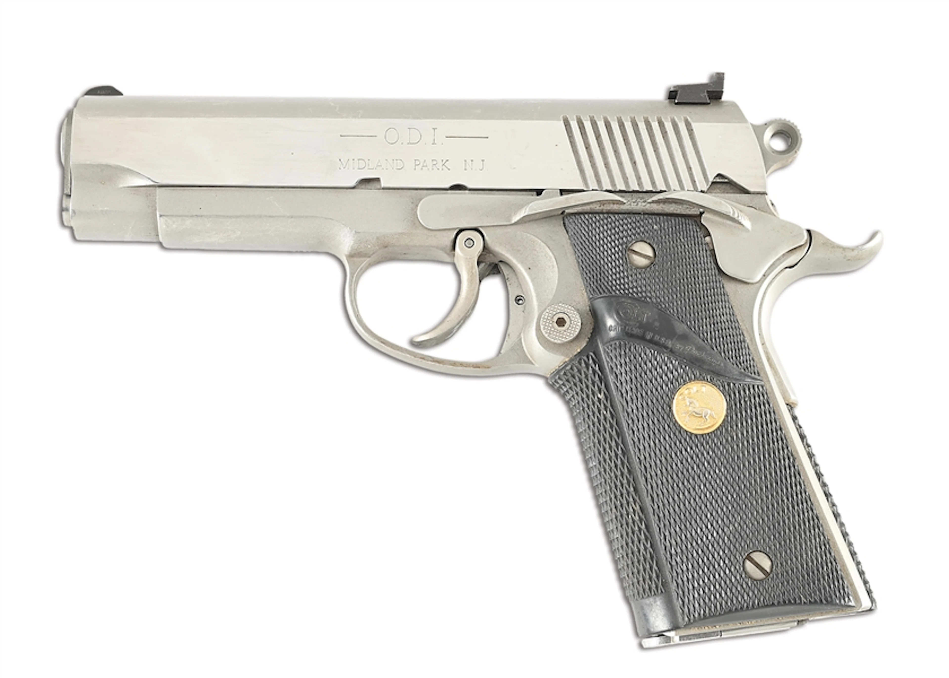 (M) RARE ODI .45 VIKING COMBAT DOUBLE ACTION 1911 SEMI-AUTOMATIC PISTOL.