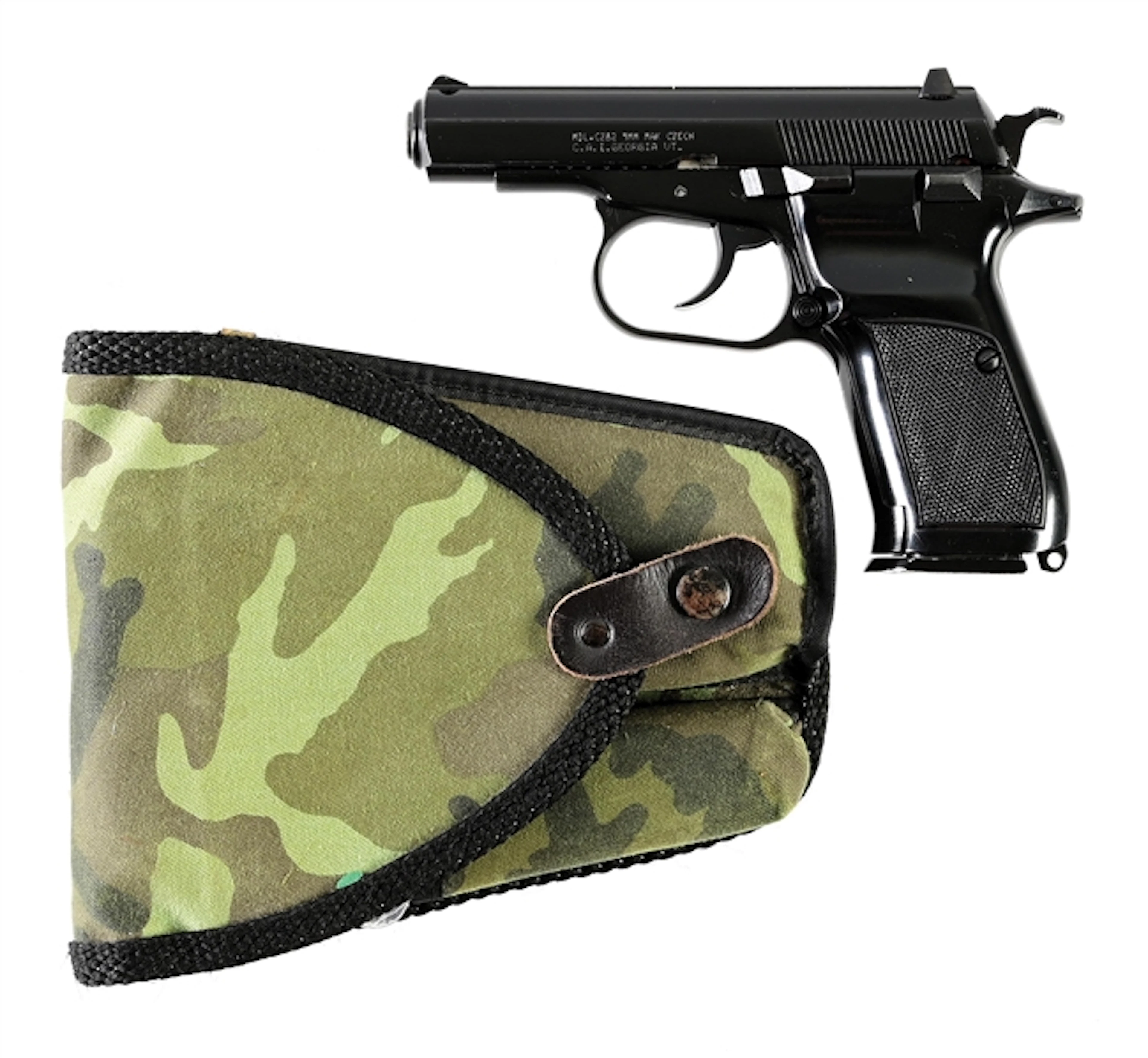 (C) CZ 82 SEMI-AUTOMATIC PISTOL.