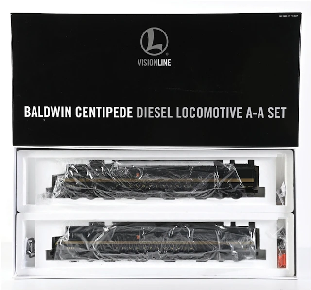 LIONEL O-GA. VISIONLINE NO. 6-34672 BALDWIN PENNSYLVANIA CENTIPEDE