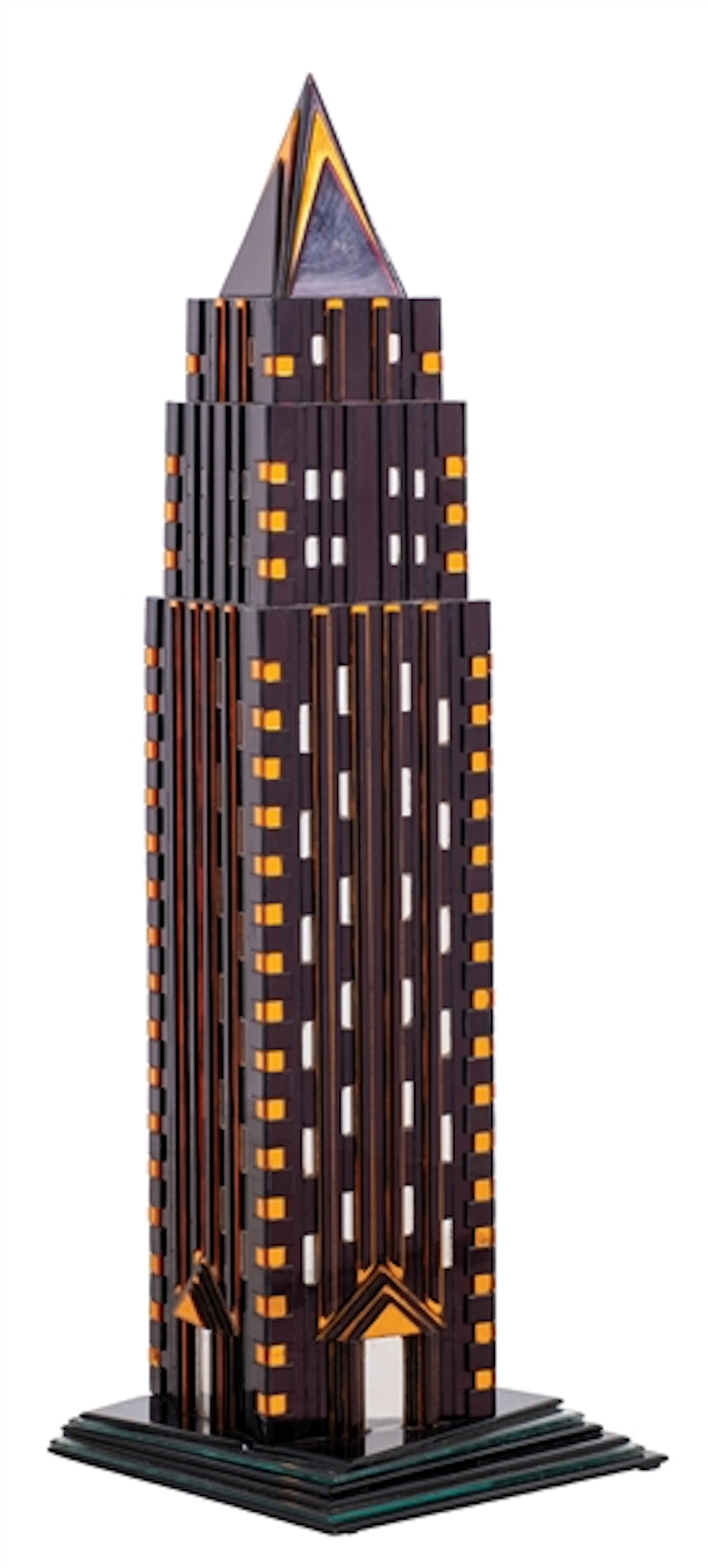 ART DECO GLASS SKYSCRAPER