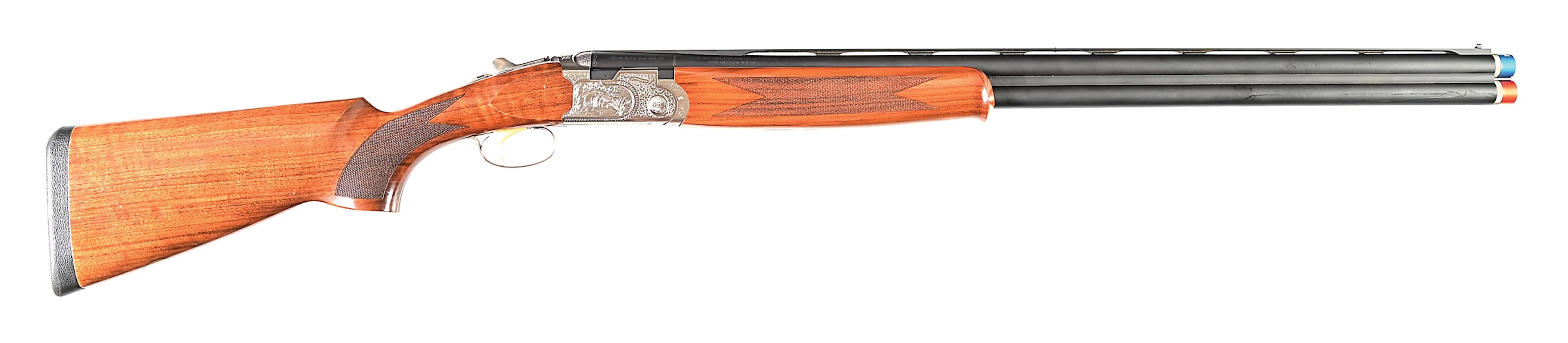 (M) FACTORY ENGRAVED BERETTA SPORTING SILVER PIGEON II 12 GAUGE OVER/UNDER