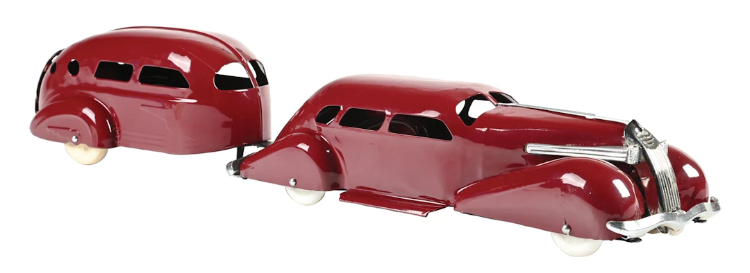 WYANDOTTE LA SALLE CAR AND TRAVEL TRAILER (RESTORED)