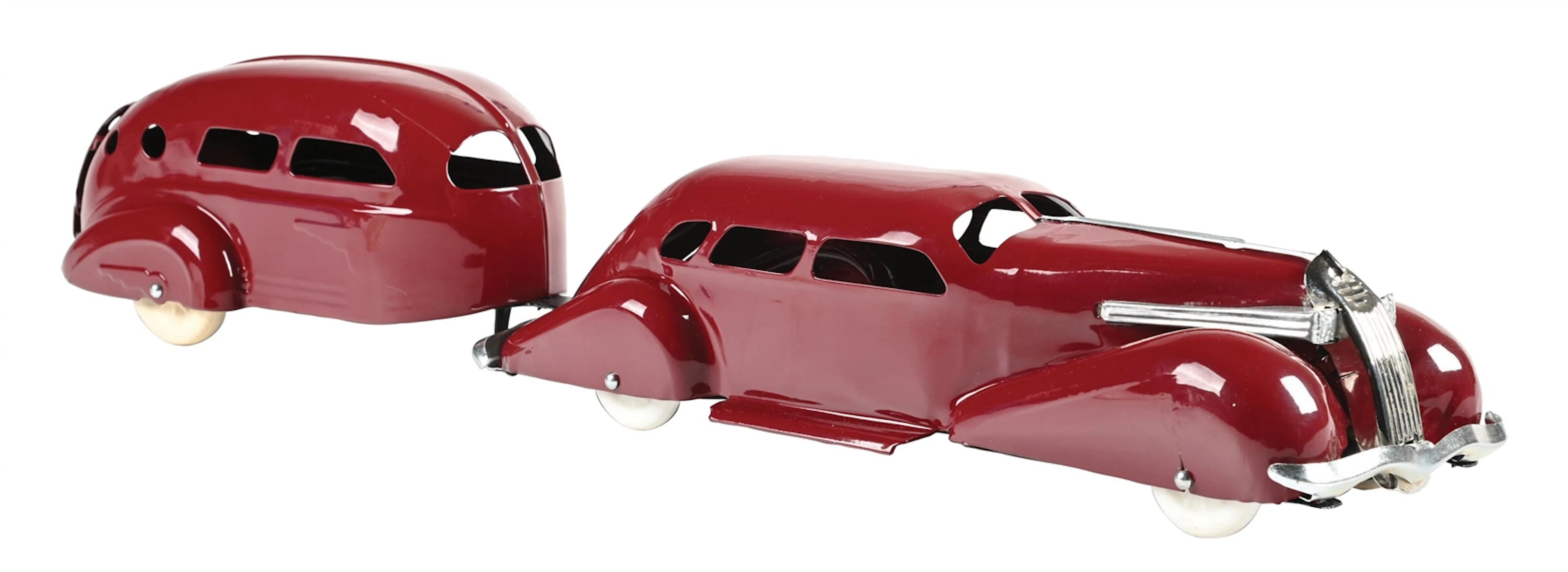 WYANDOTTE LA SALLE CAR AND TRAVEL TRAILER (RESTORED)