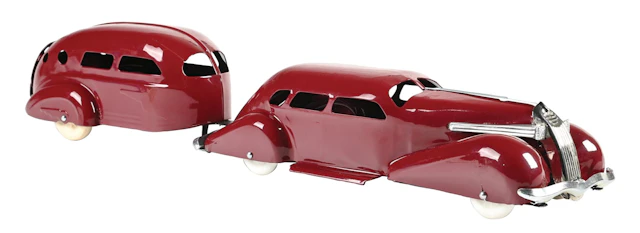 WYANDOTTE LA SALLE CAR AND TRAVEL TRAILER (RESTORED)