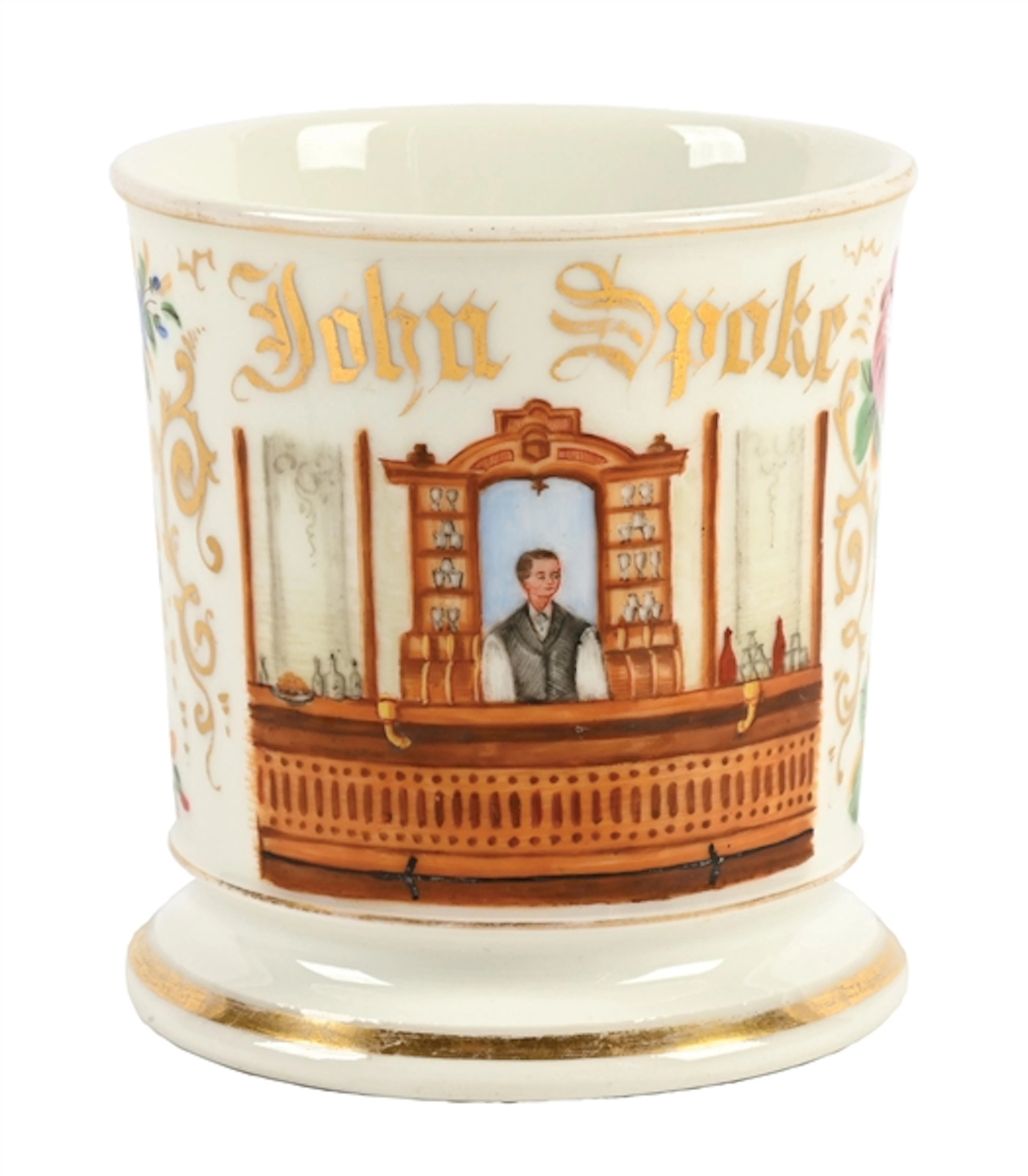 BARKEEPER'S SHAVING MUG