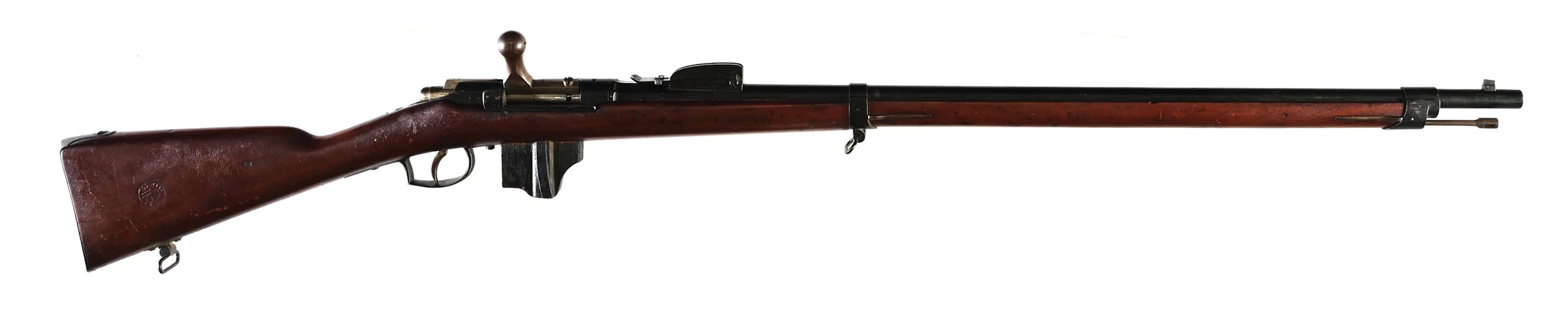 (A) DUTCH MODEL 1871/88 BEAUMONT-VITALI BOLT ACTION RIFLE.