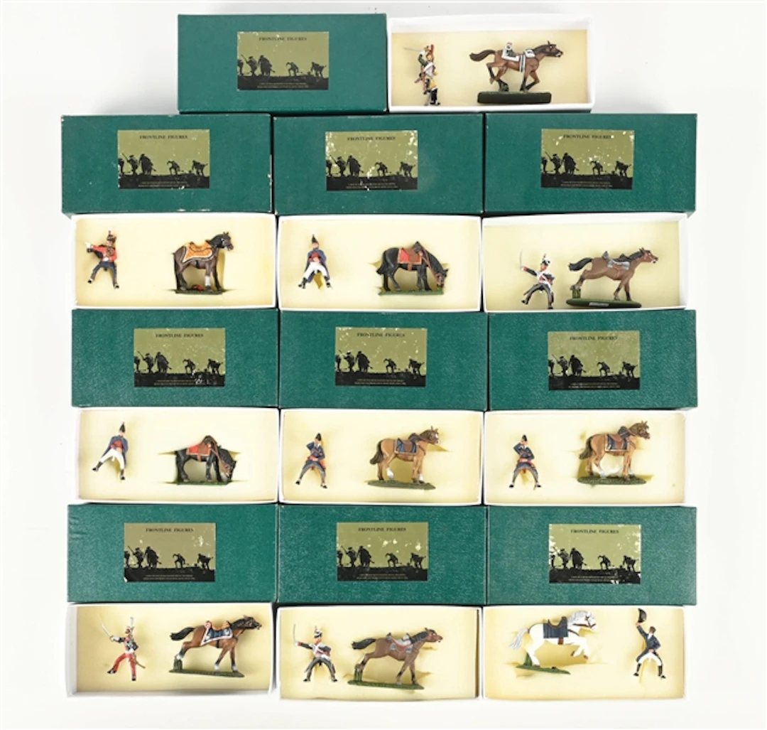 LOT OF 10: FRONTLINE CONNOISSEUR RANGE NAPOLEONIC WARS SETS IN BOXES