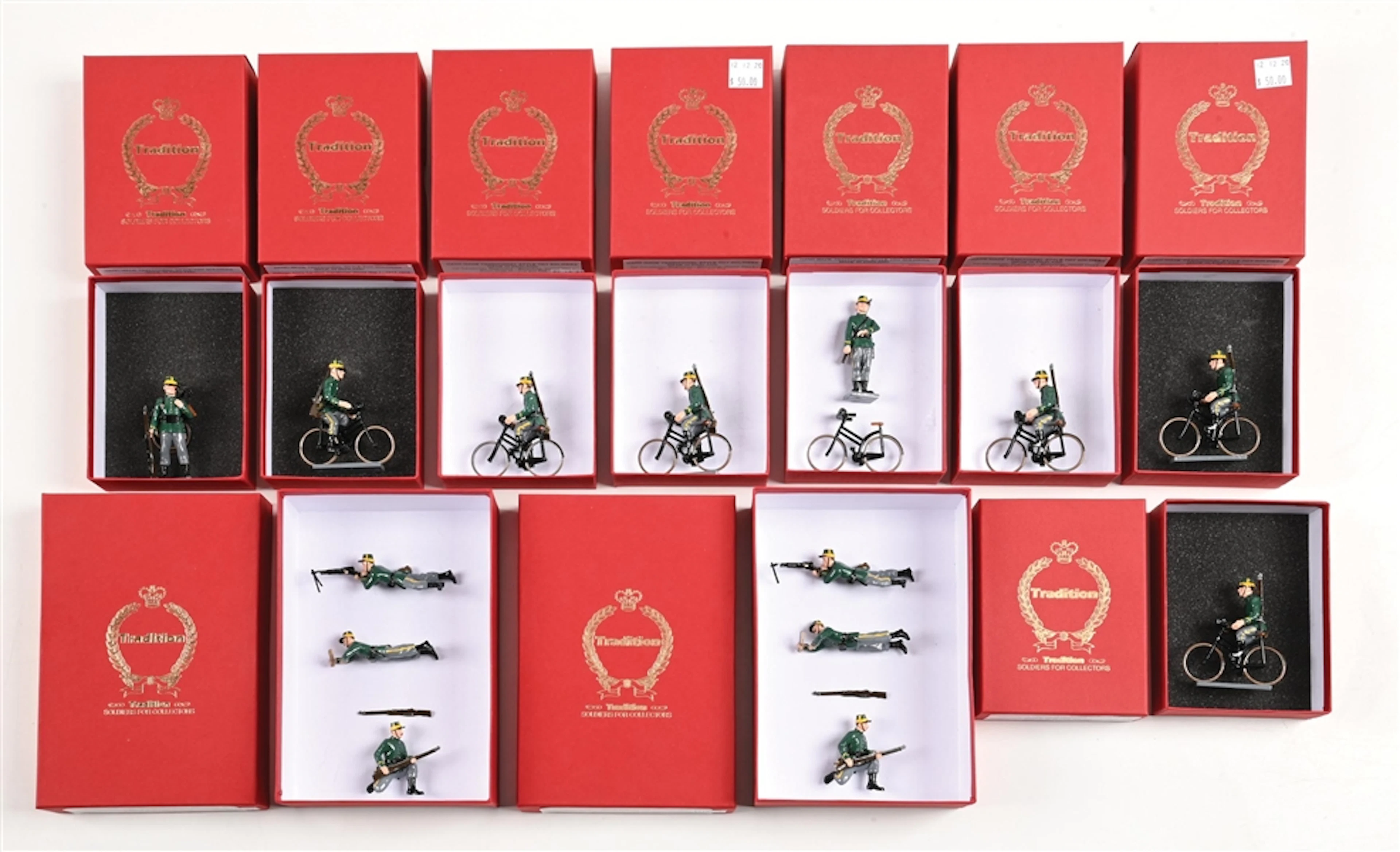 LOT OF 10: TRADITION OF LONDON BICYCLING MILITARY