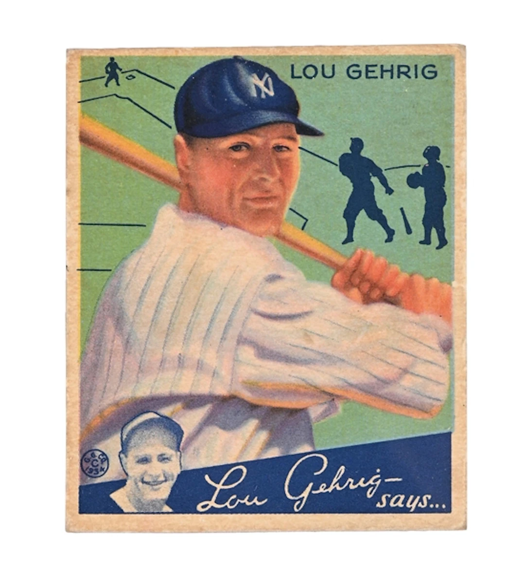 1934 LOU GEHRIG #61