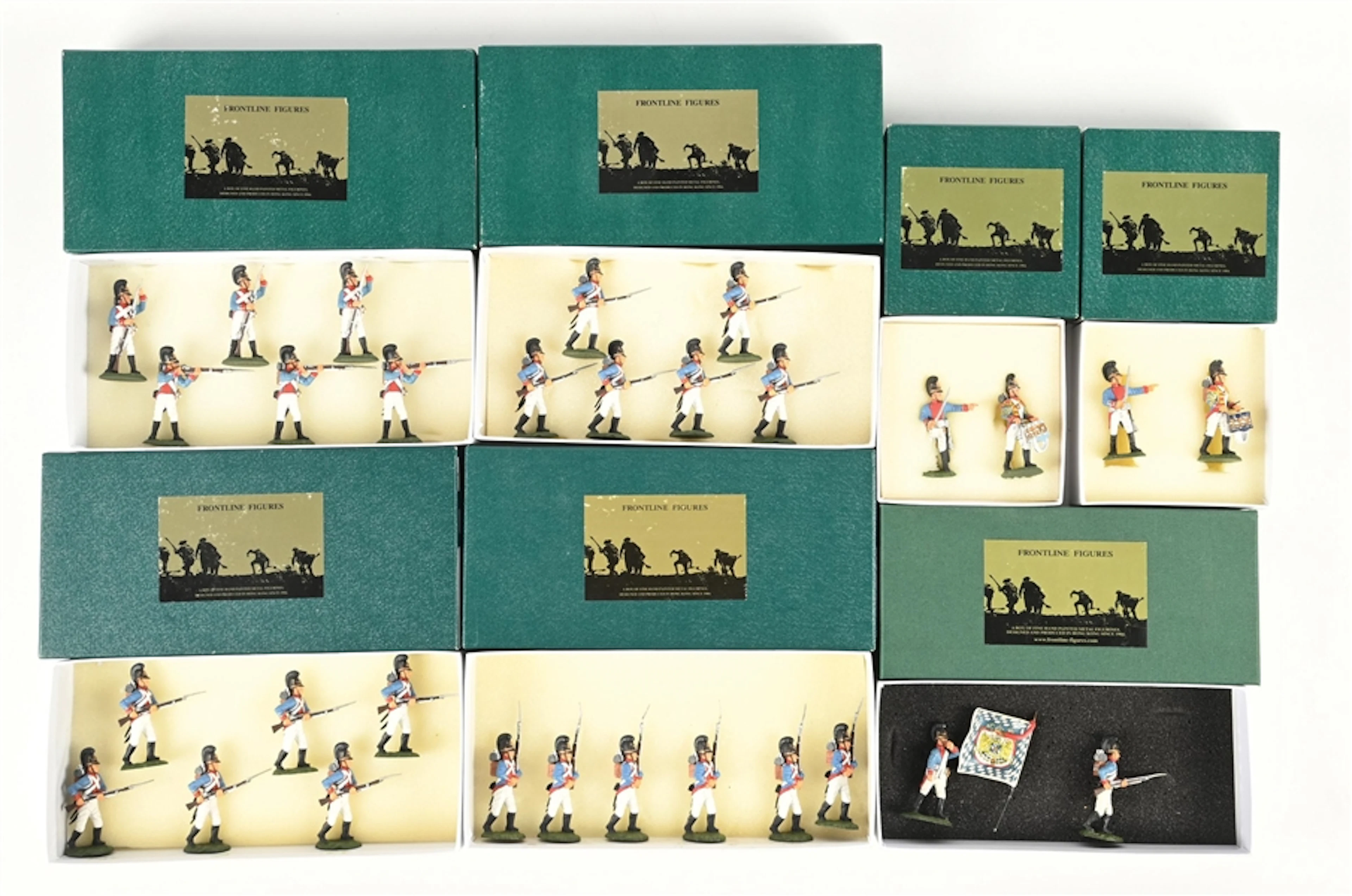 LOT OF 7: FRONTLINE NAPOLEONIC WARS SETS IN BOXES