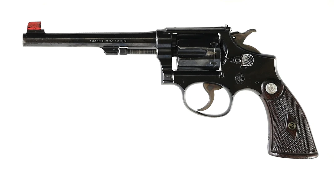 (C) RARE PRE-WAR SMITH & WESSON MODEL 1905 4TH CHANGE TARGET REVOLVER.