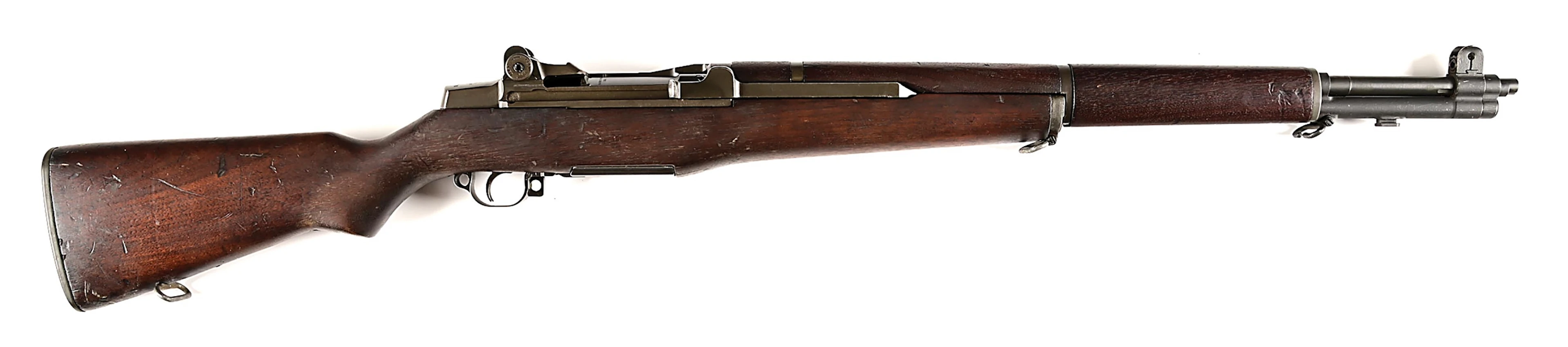(C) U.S. SPRINGFIELD SA-52 M1C GARAND SEMI-AUTOMATIC SNIPER RIFLE.