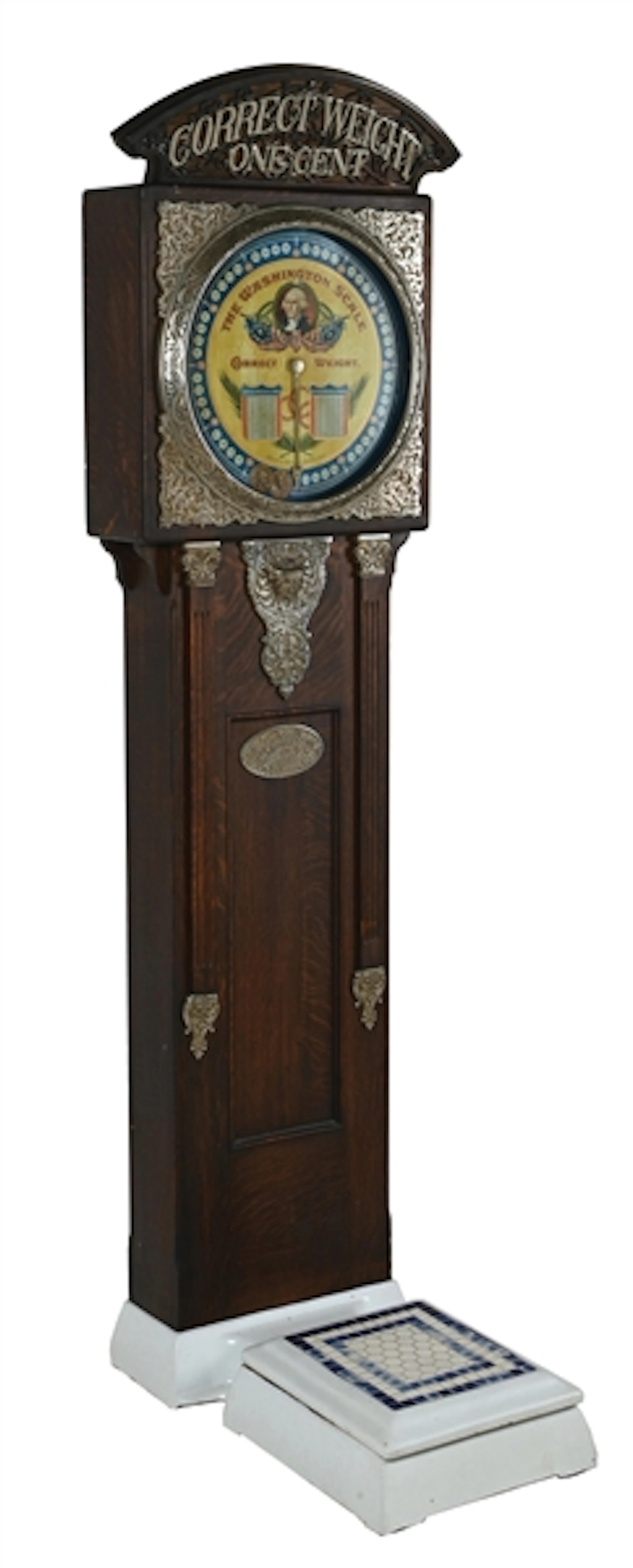 1¢ CAILLE BROS. CORRECT WEIGHT WASHINGTON SCALE