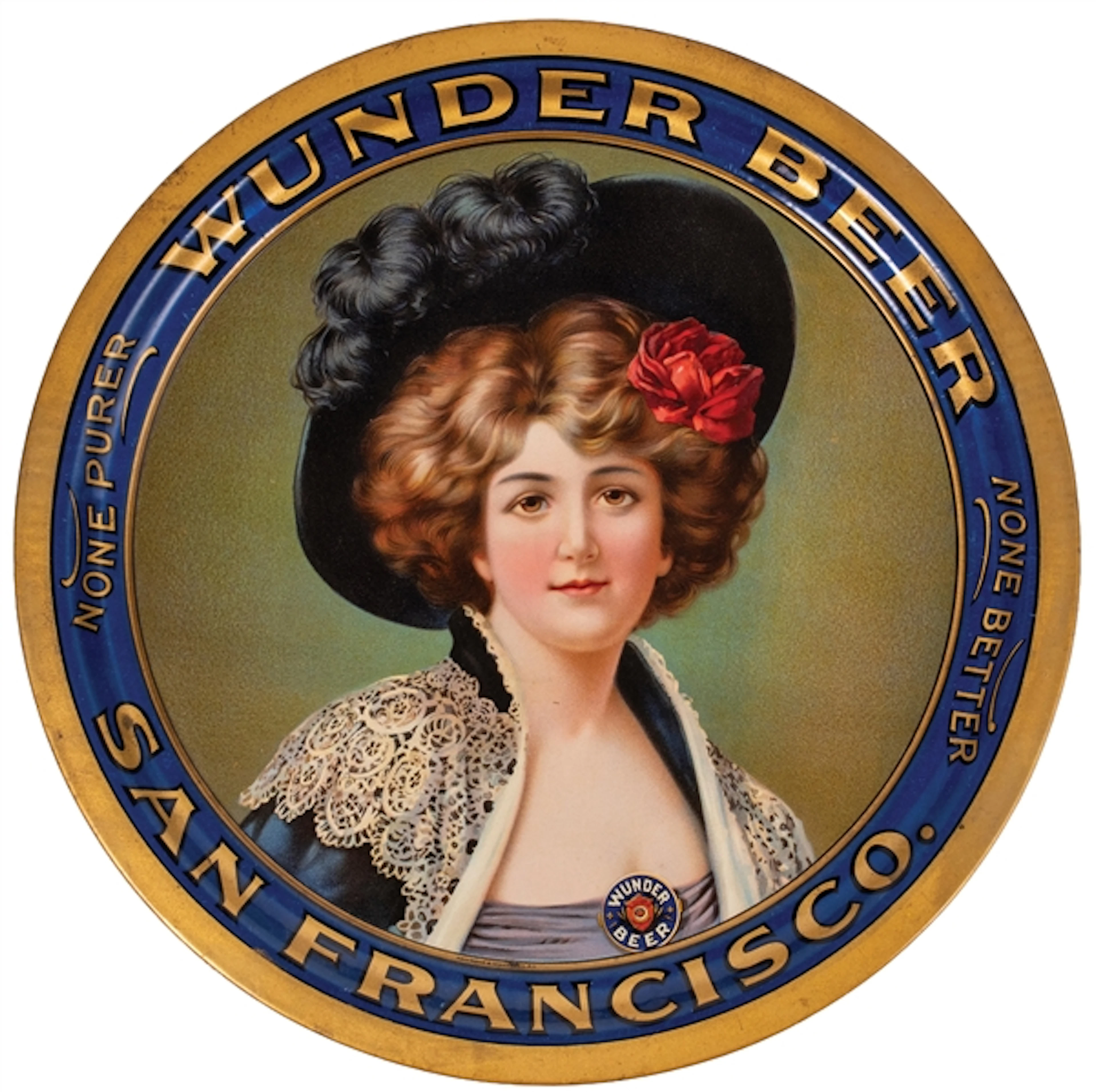 WUNDER BEER "NONE PURER NONE BETTER" TRAY