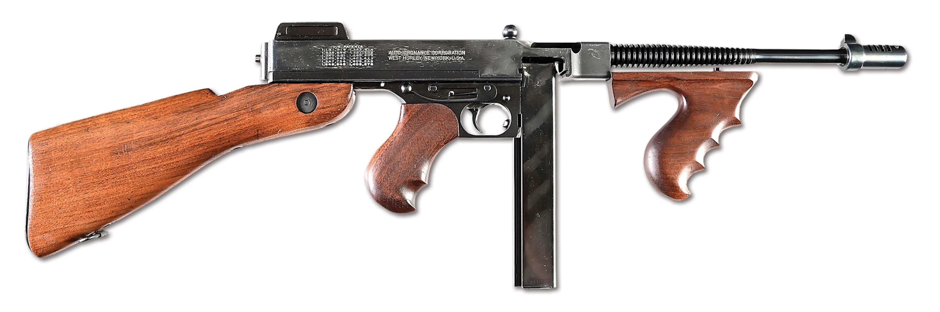 (N) VERY ATTRACTIVE WEST HURLEY AUTO ORDNANCE MODEL 1928 THOMPSON