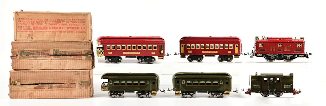 LOT OF 2: LIONEL STANDARD GA. NO. 34 & NO. 347 ELECTRIC LOCOMOTIVE
