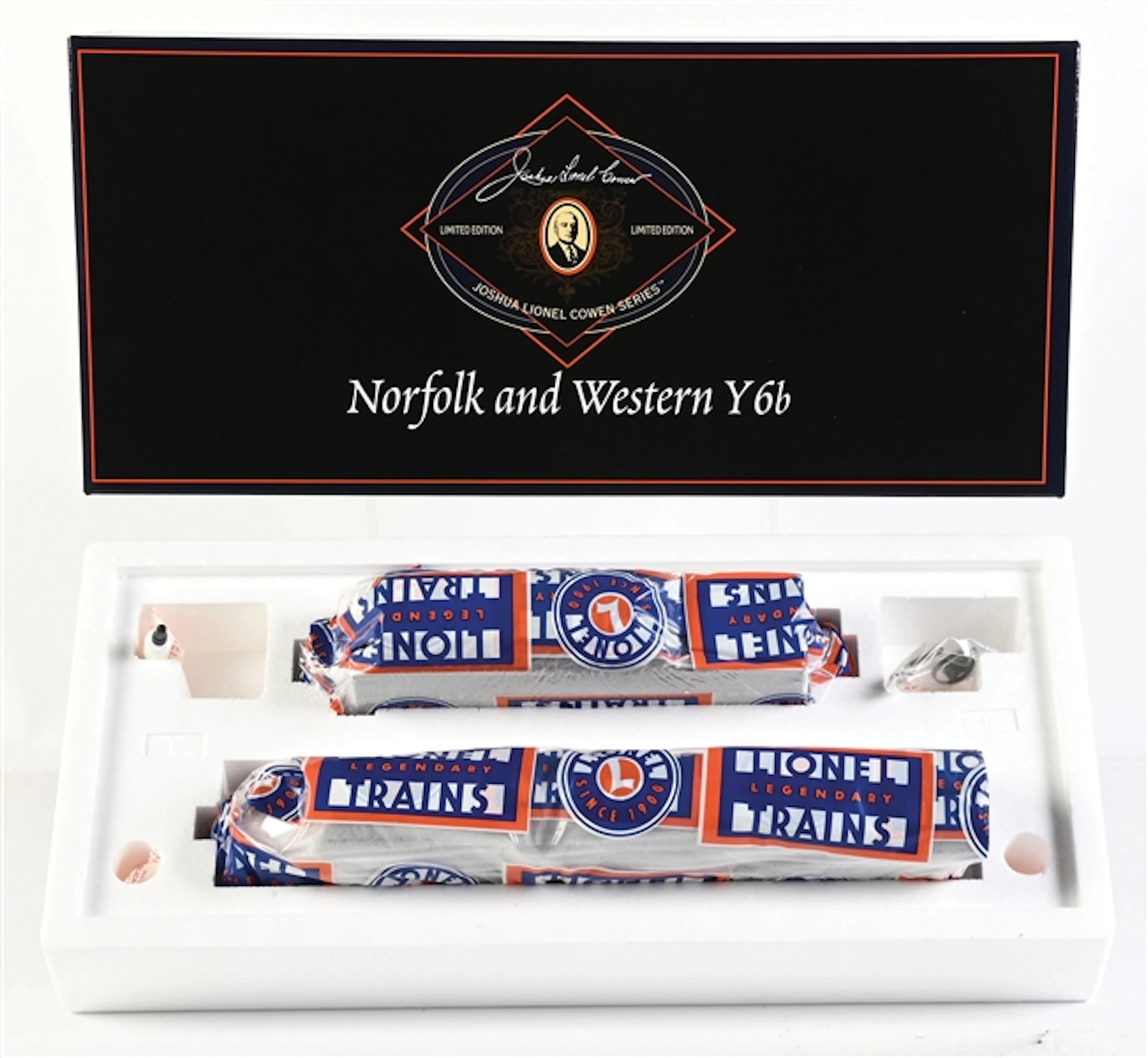 LIONEL O-GA. 6-28085 JLC SERIES NORFOLK AND WESTERN Y6B STEAM LOCOMOTIVE