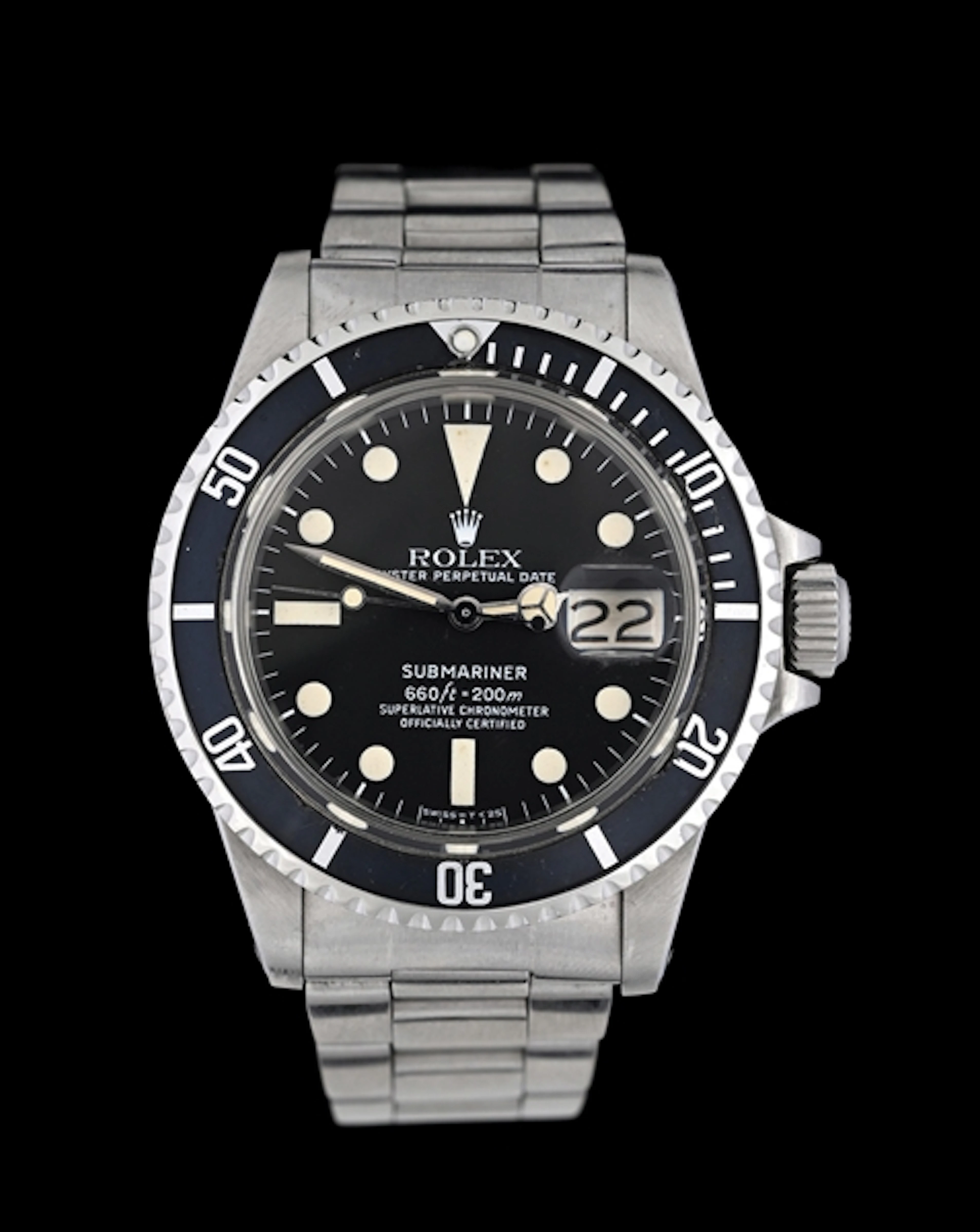 ROLEX OYSTER PERPETUAL SUBMARINER DATE IN STEEL, REF. 1680 W/BOX