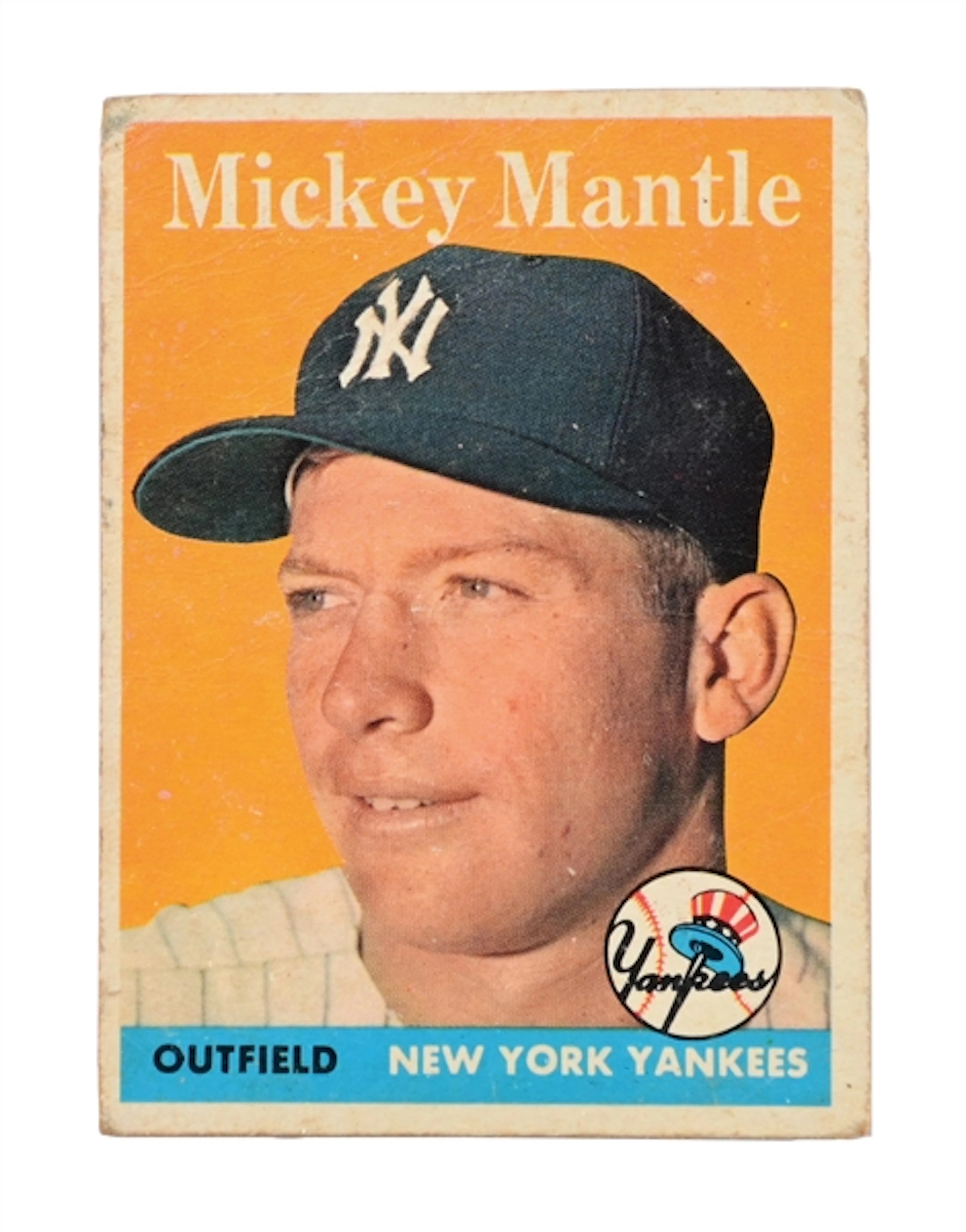 1958 TOPPS MICKEY MANTLE CARD