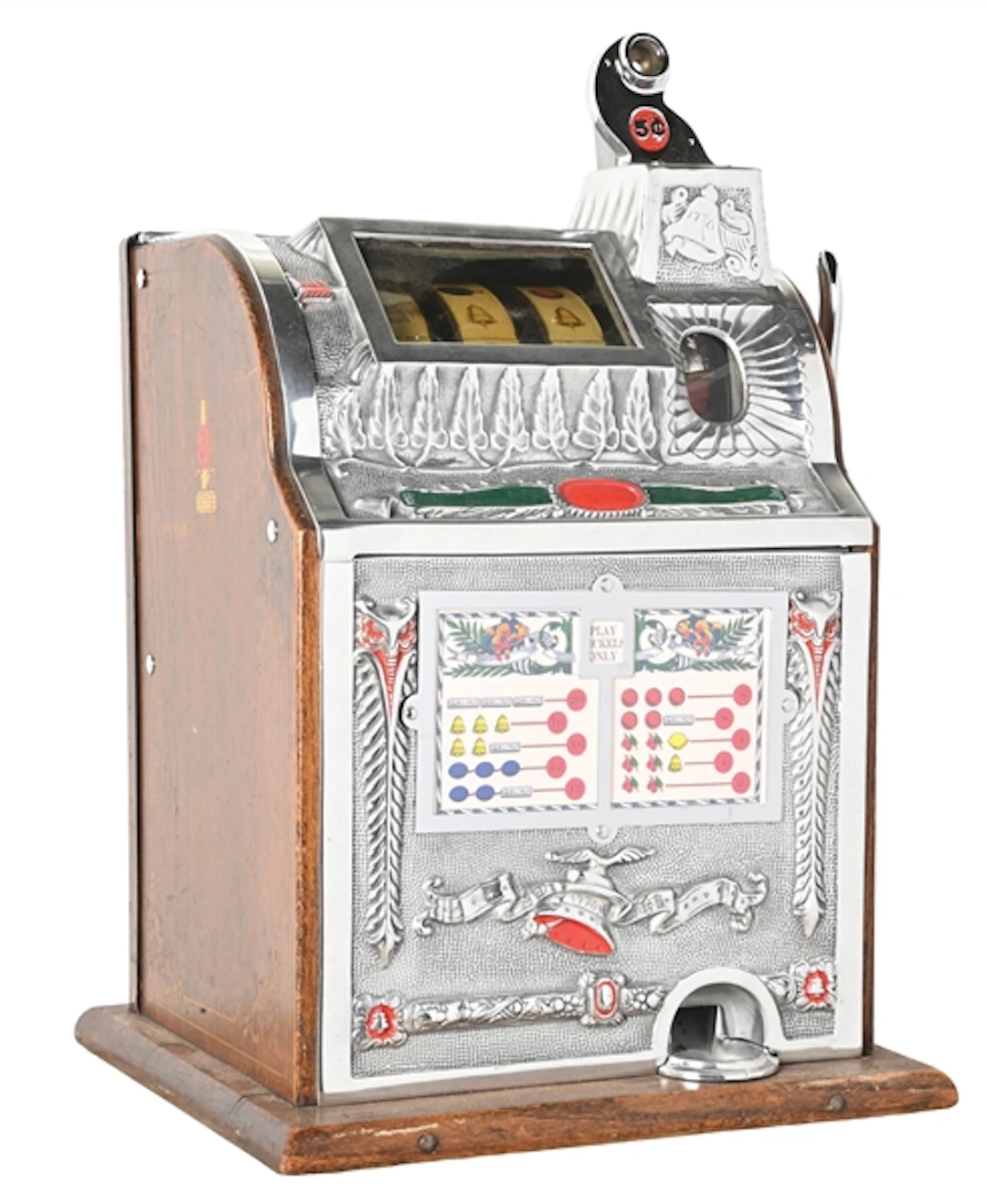 5¢ MILLS NOVELTY CO. BELL SLOT MACHINE