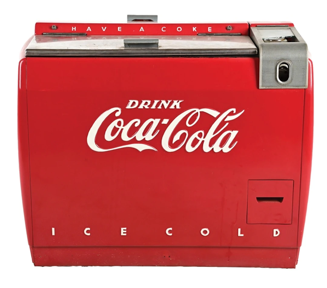 COCA-COLA DOUBLE LIFT-TOP COOLER