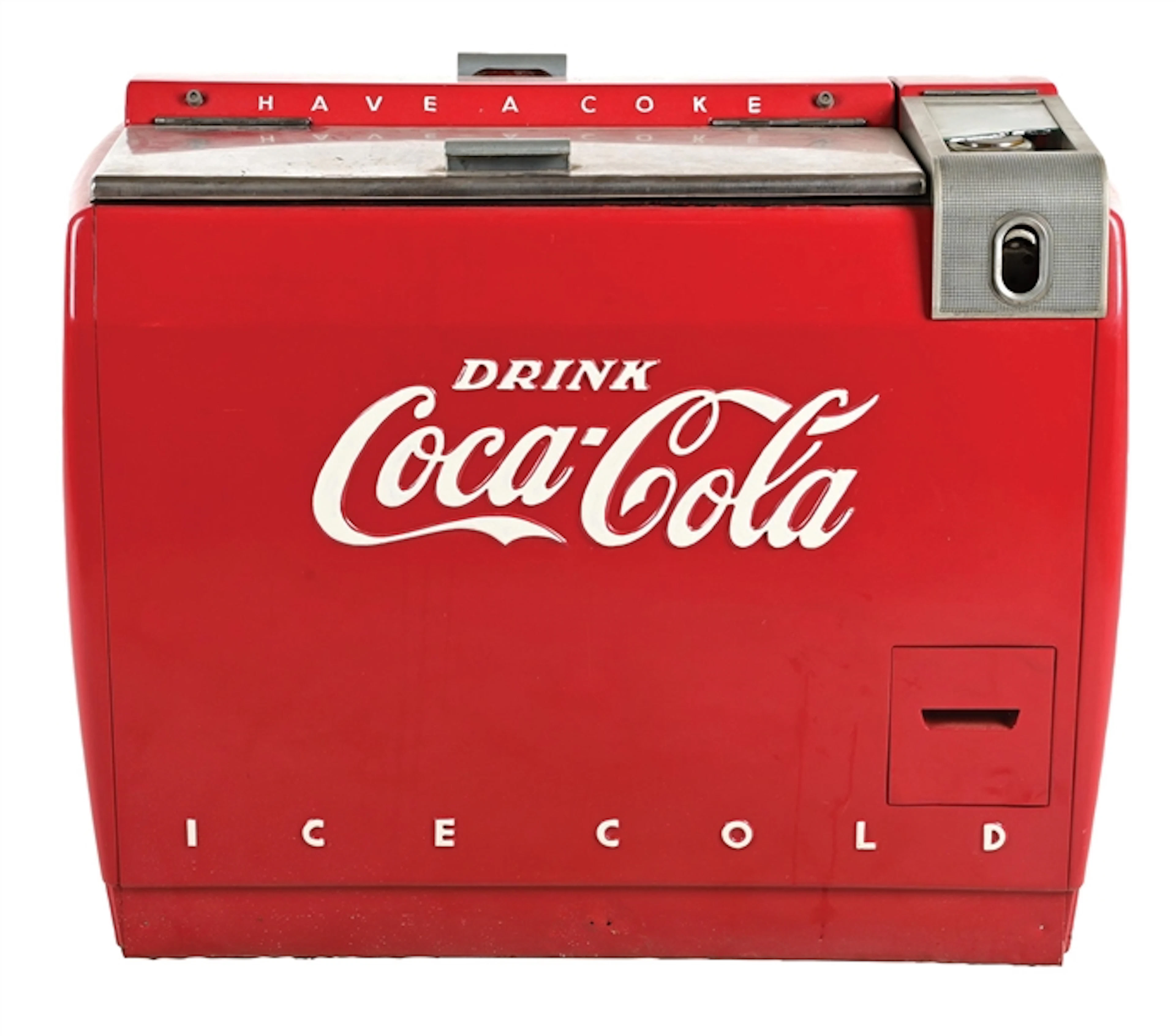 COCA-COLA DOUBLE LIFT-TOP COOLER