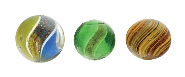 LOT OF 3: LUTZ MARBLES