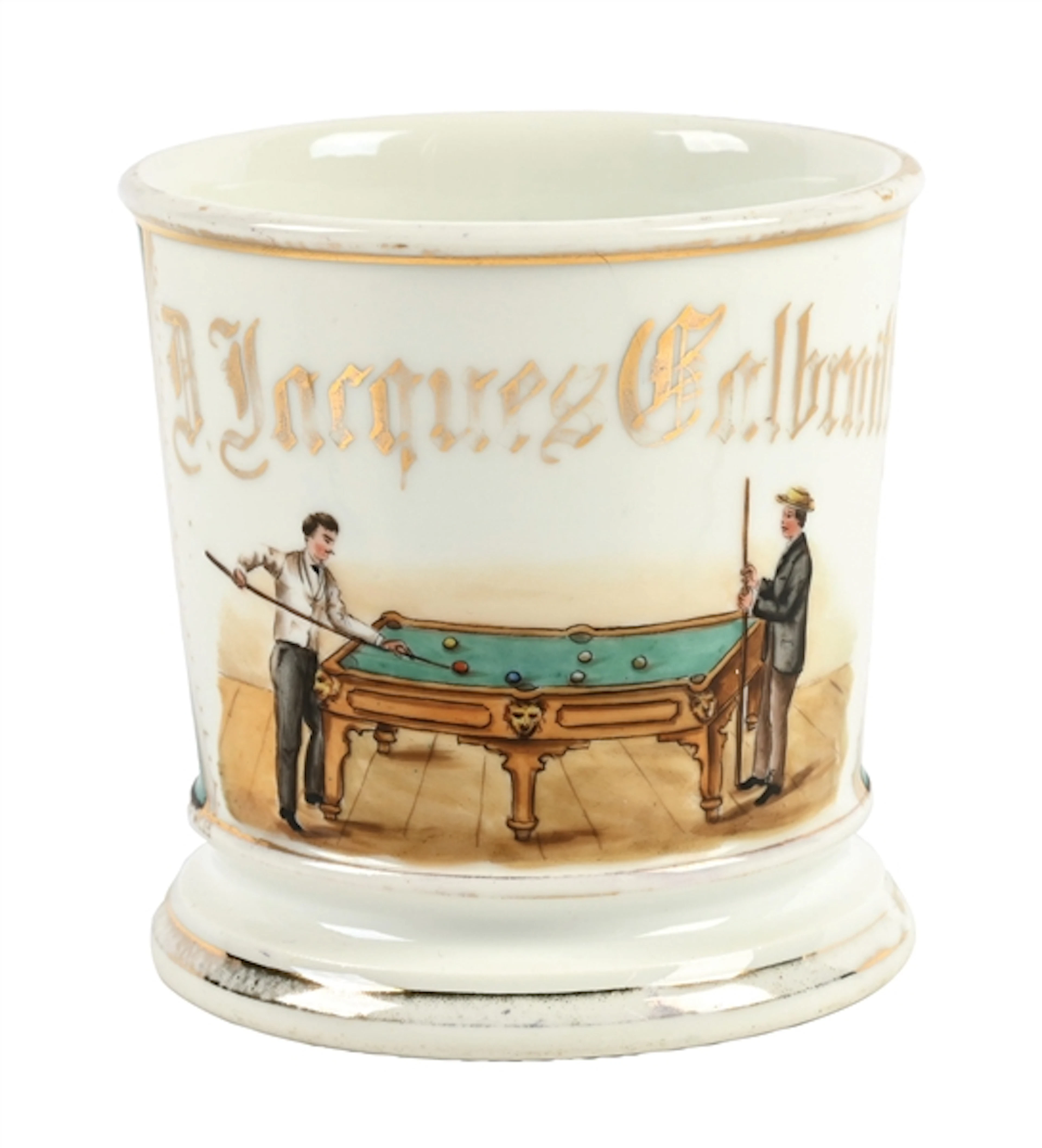 POOL PLAYER'S SHAVING MUG