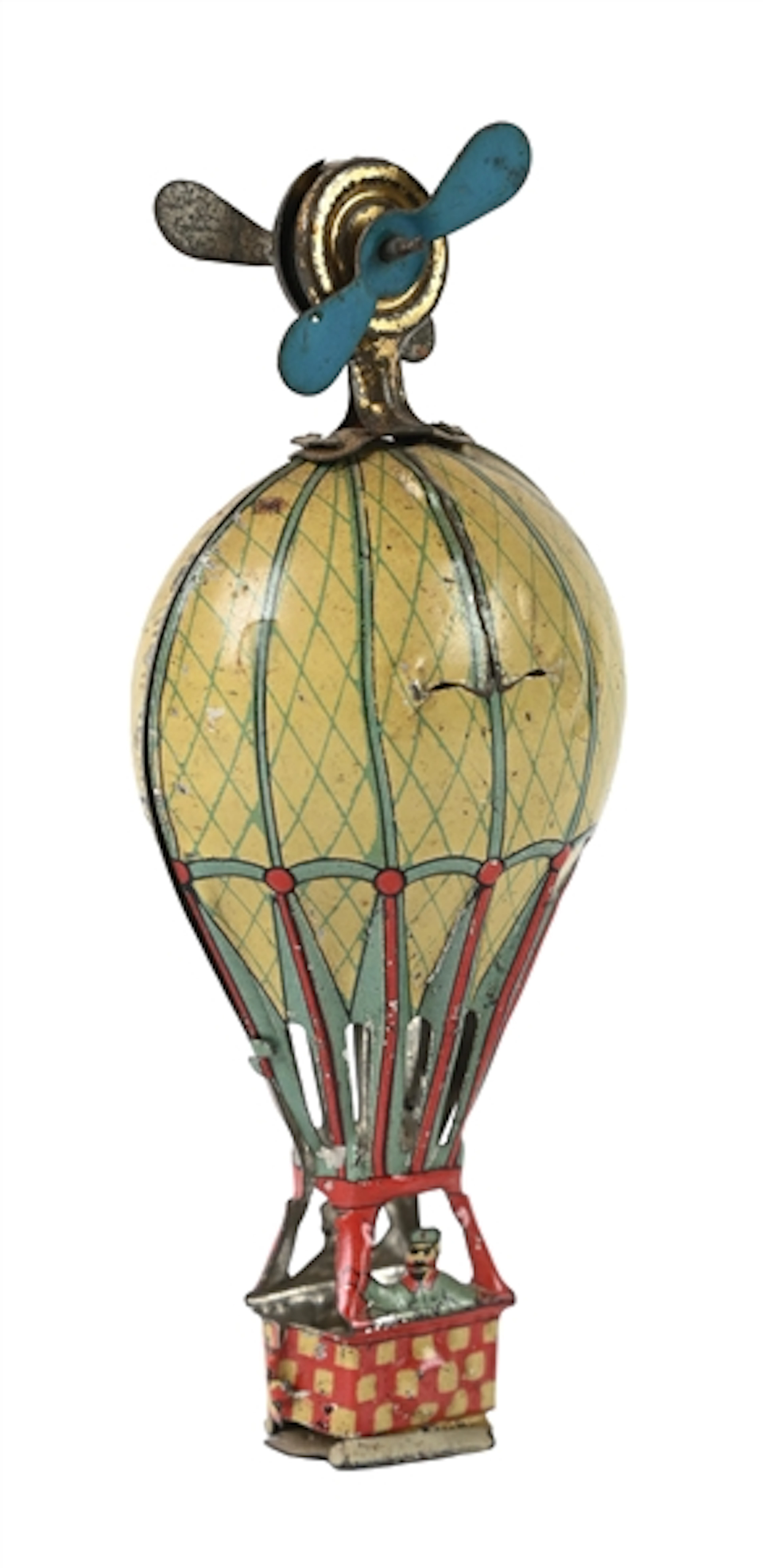 PRE-WAR GERMAN TIN LITHO PENNY TOY HOT AIR BALLOON