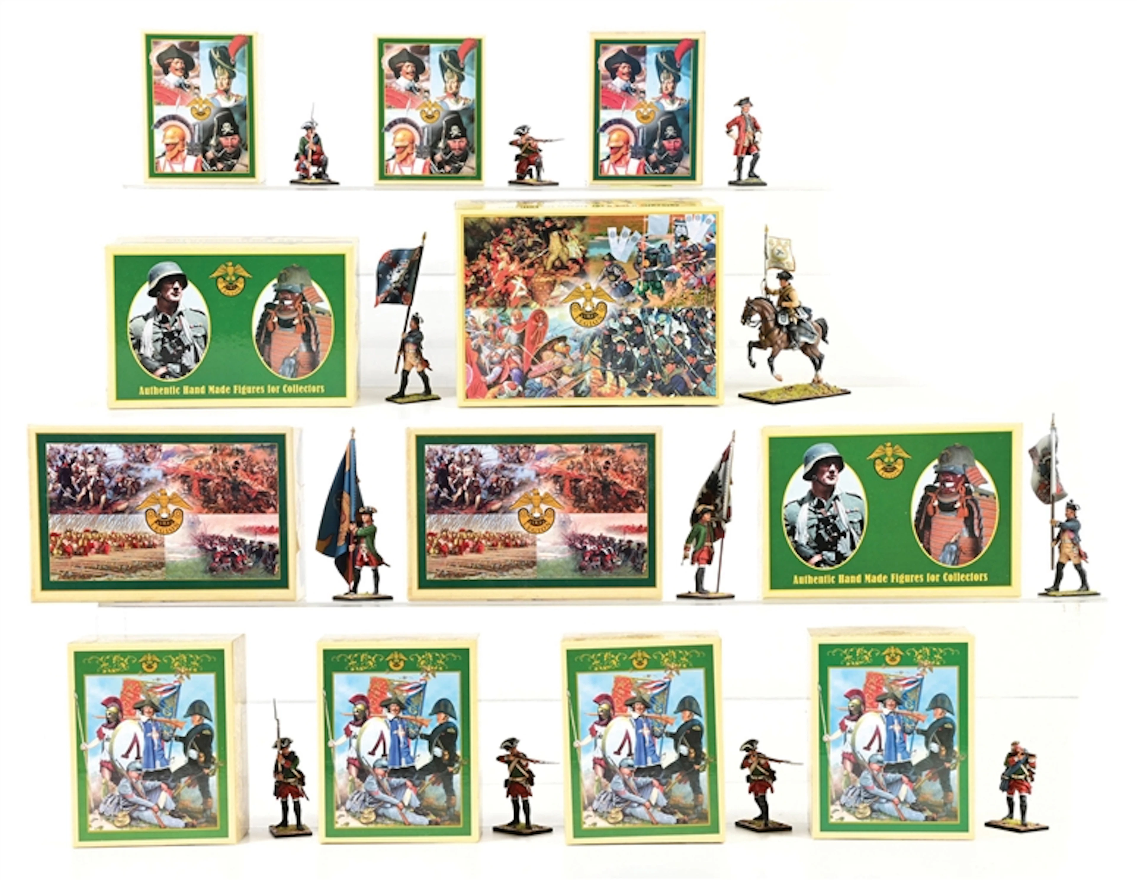 LARGE LOT OF FIRST LEGION TOY SOLDIERS IN ORIGINAL BOXES