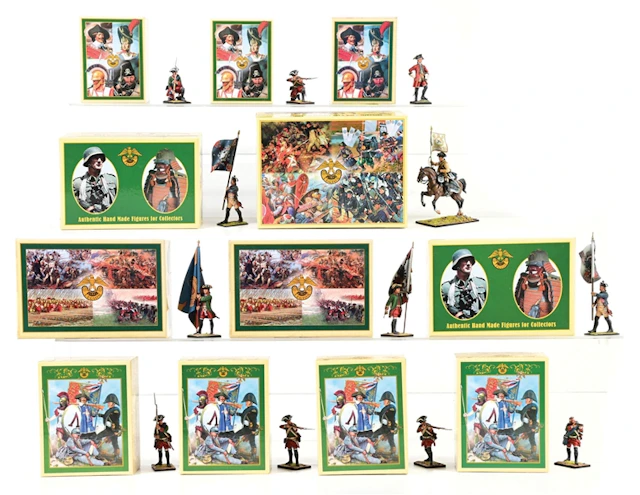 LARGE LOT OF FIRST LEGION TOY SOLDIERS IN ORIGINAL BOXES