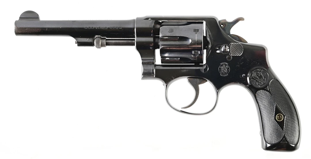 (C) SMITH & WESSON .32 HAND EJECTOR MODEL OF 1903 DOUBLE ACTION REVOLVER.