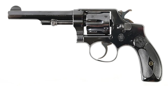 (C) SMITH & WESSON .32 HAND EJECTOR MODEL OF 1903 DOUBLE ACTION REVOLVER.