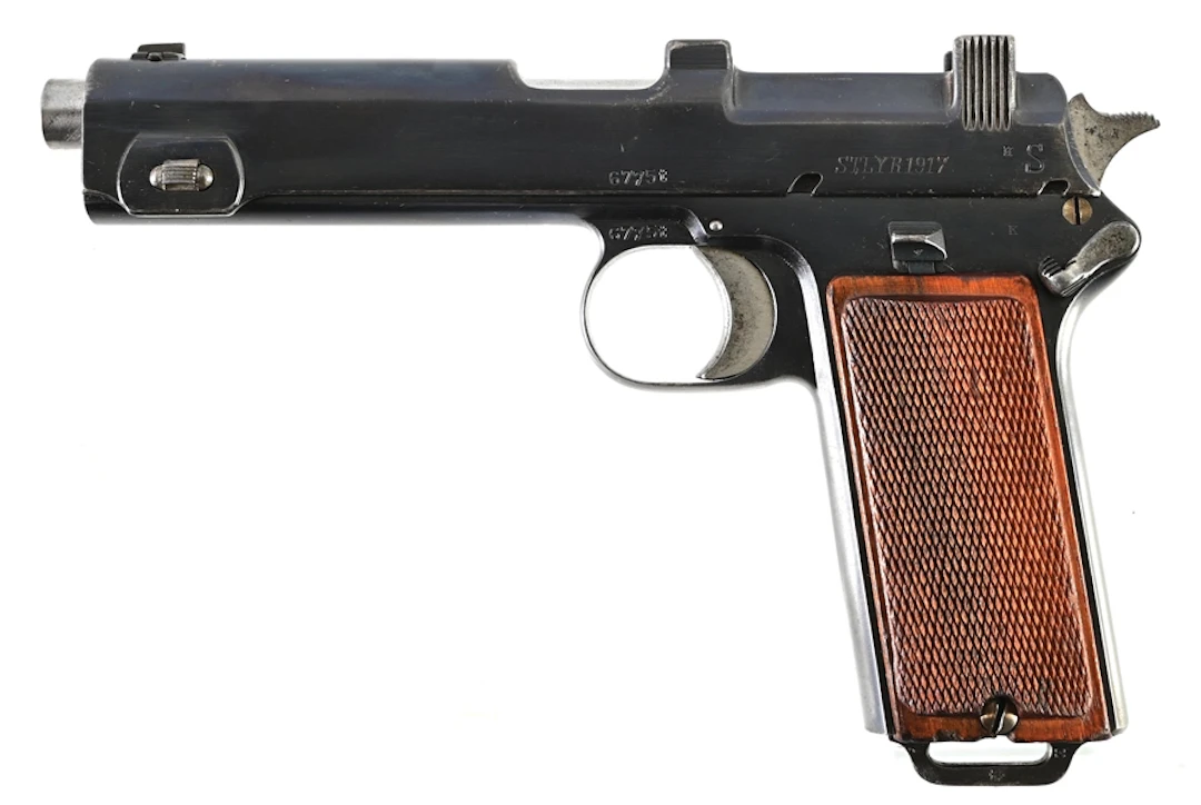 (C) STEYR-HAHN MODEL 1912 SEMI-AUTOMATIC PISTOL.