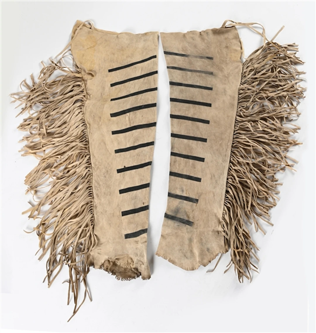 A PAIR OF COMANCHE LEGGINGS