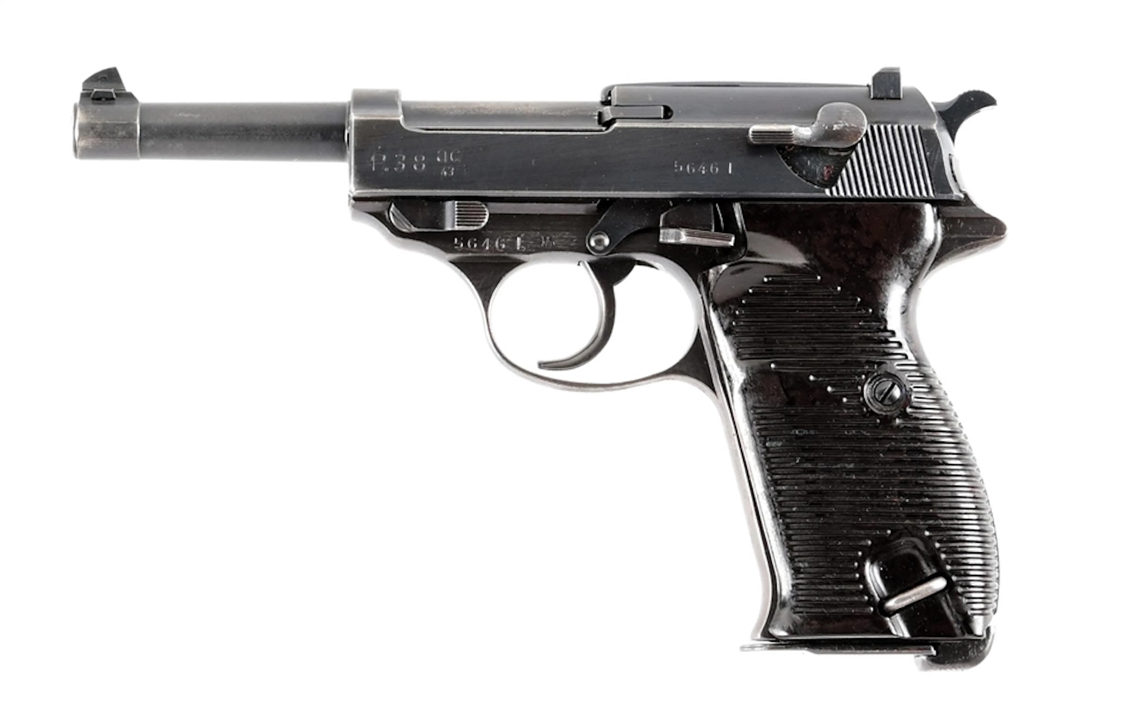 (C) GERMAN MILITARY AC 43 WALTHER P.38 SEMI-AUTOMATIC PISTOL.