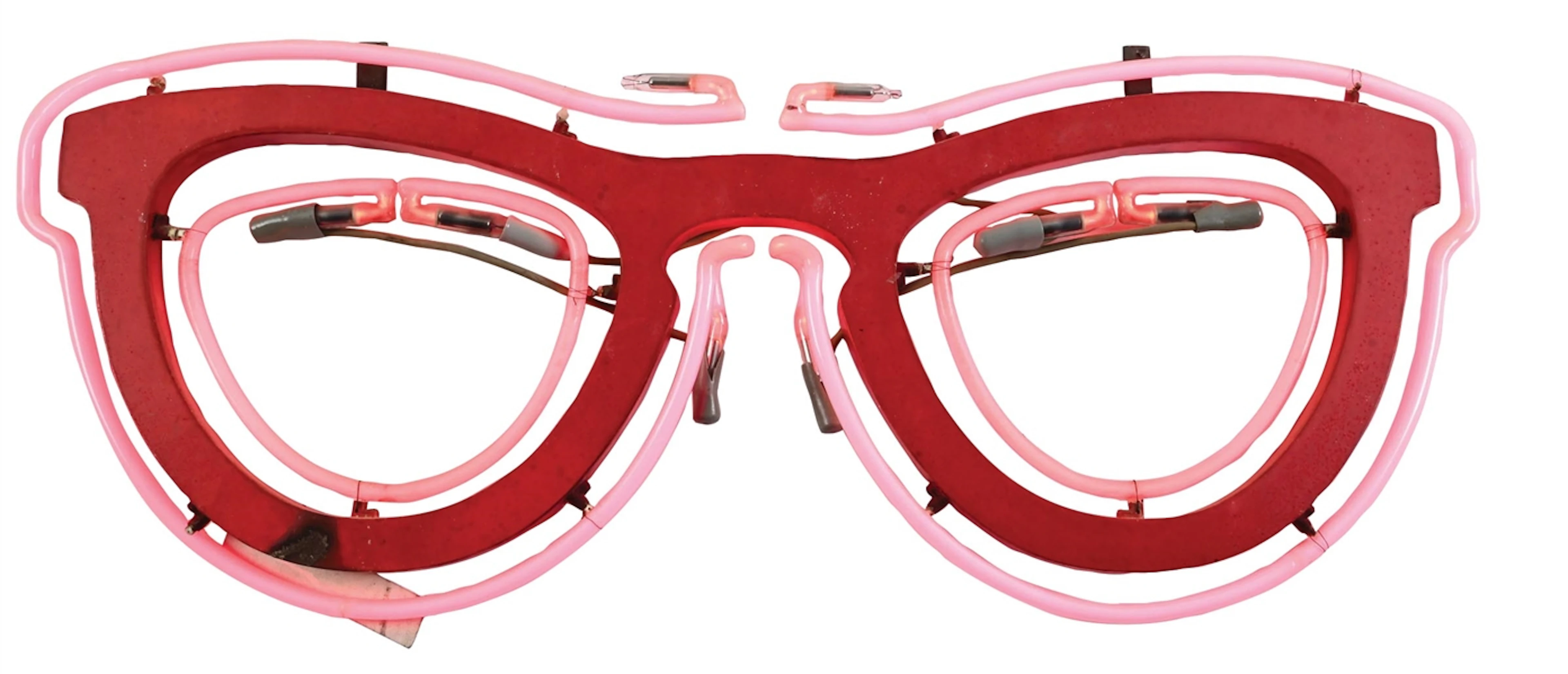 DIE-CUT NEON ADVERTISING SIGN FOR EYE GLASSES
