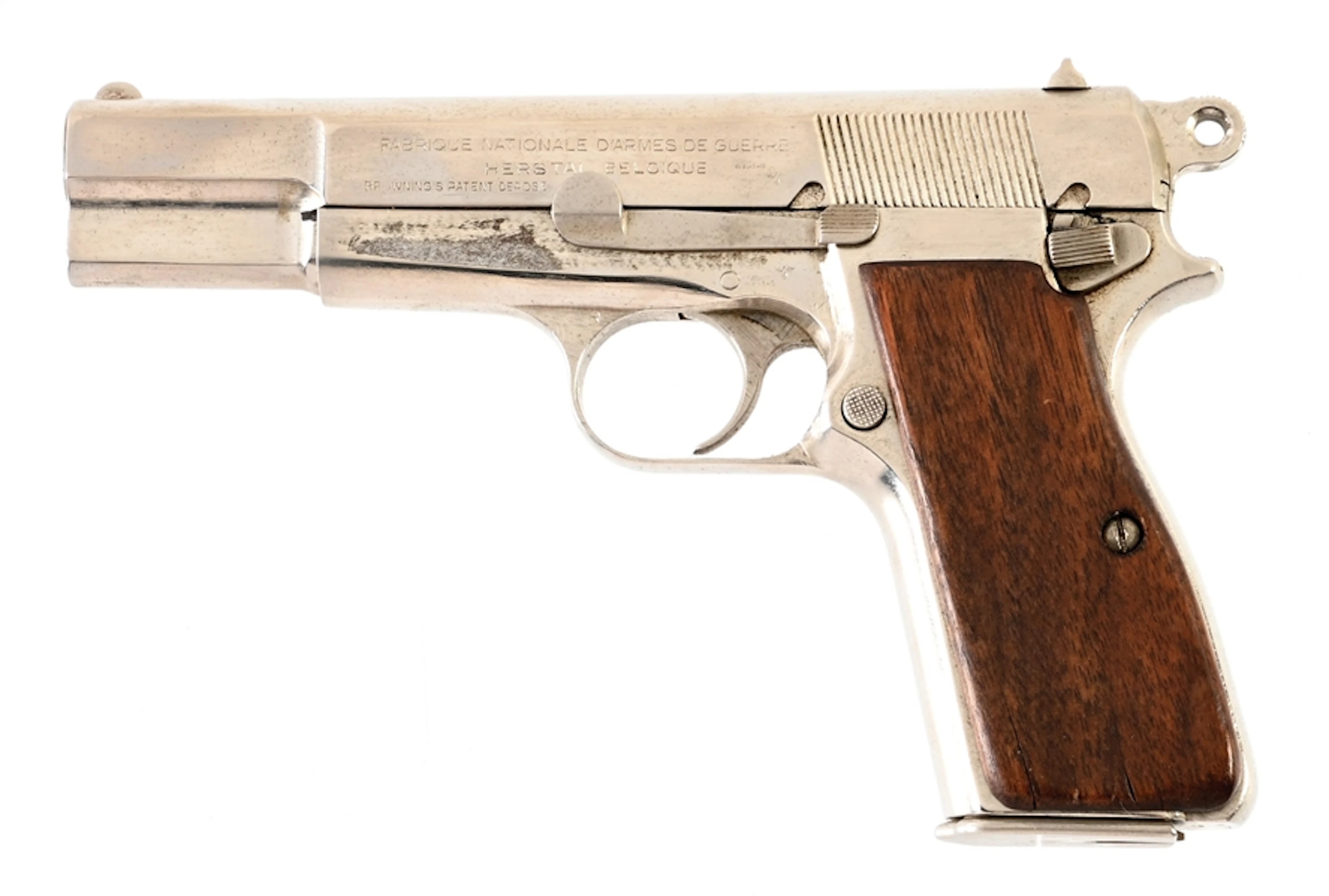 (C) WWII GERMAN MILITARY INSPECTED FN HI-POWER SEMI-AUTOMATIC PISTOL.