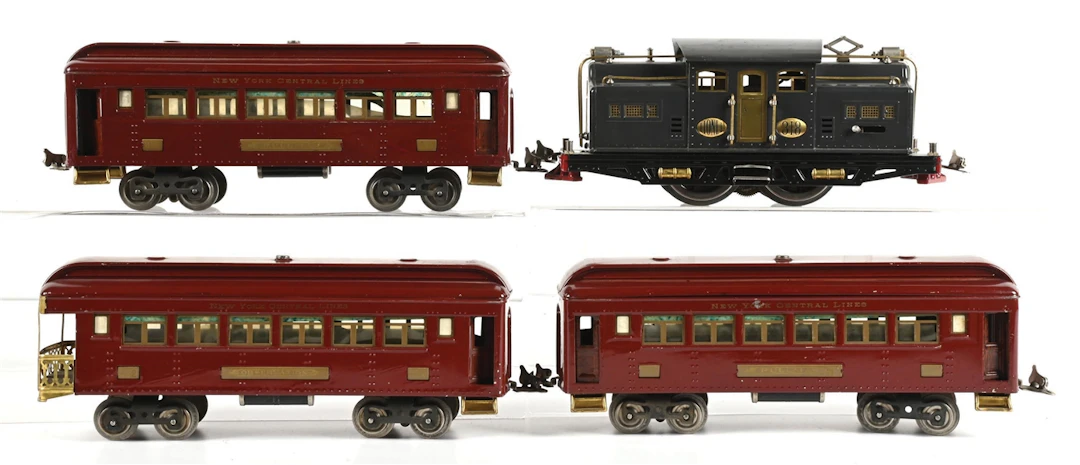 LOT OF 4: LIONEL NO. 318 LOCO, NO. 319, 319, & 322 SET