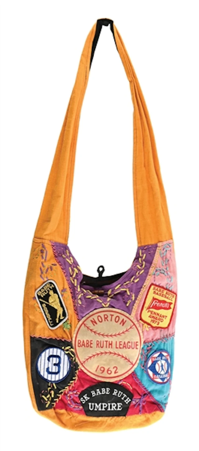 NORTON BABE RUTH LEAGUE 1962 CUSTOMIZED HAND-SEWN PURSE