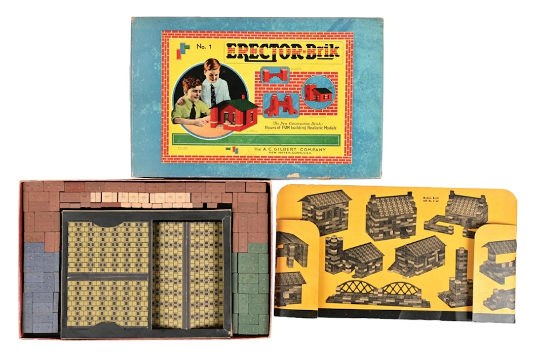 A.C. GILBERT “BRICK CONSTRUCTION” NO. 1 BUILDING SET
