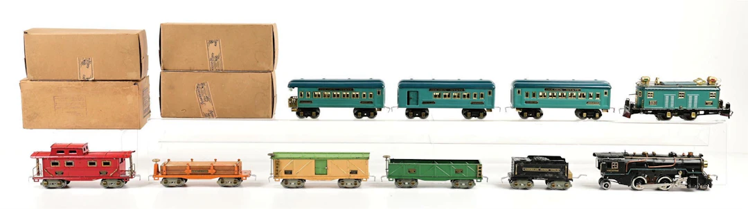 LOT OF 2: PRE-WAR AMERICAN FLYER O-GA. TRAIN SETS