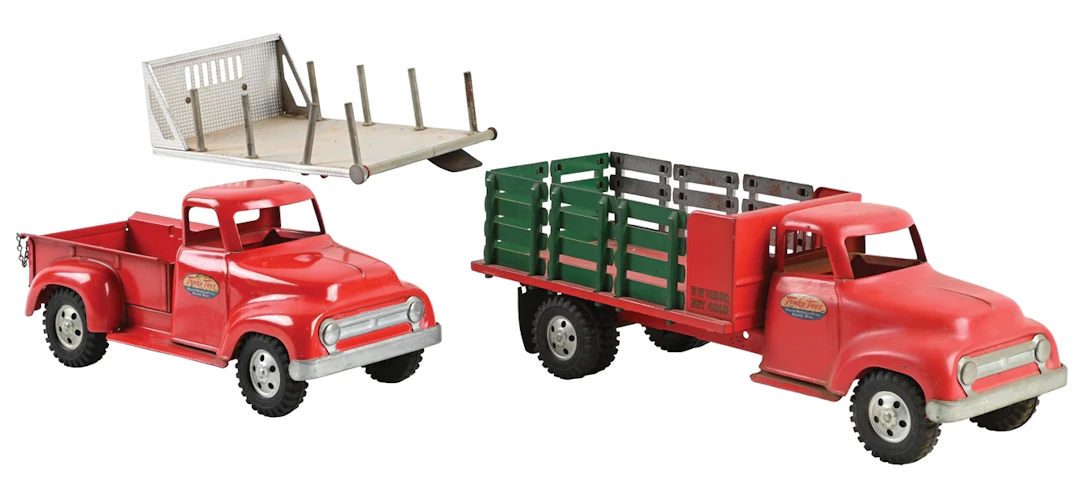 LOT OF 2: PRESSED STEEL TONKA TOY TRUCKS