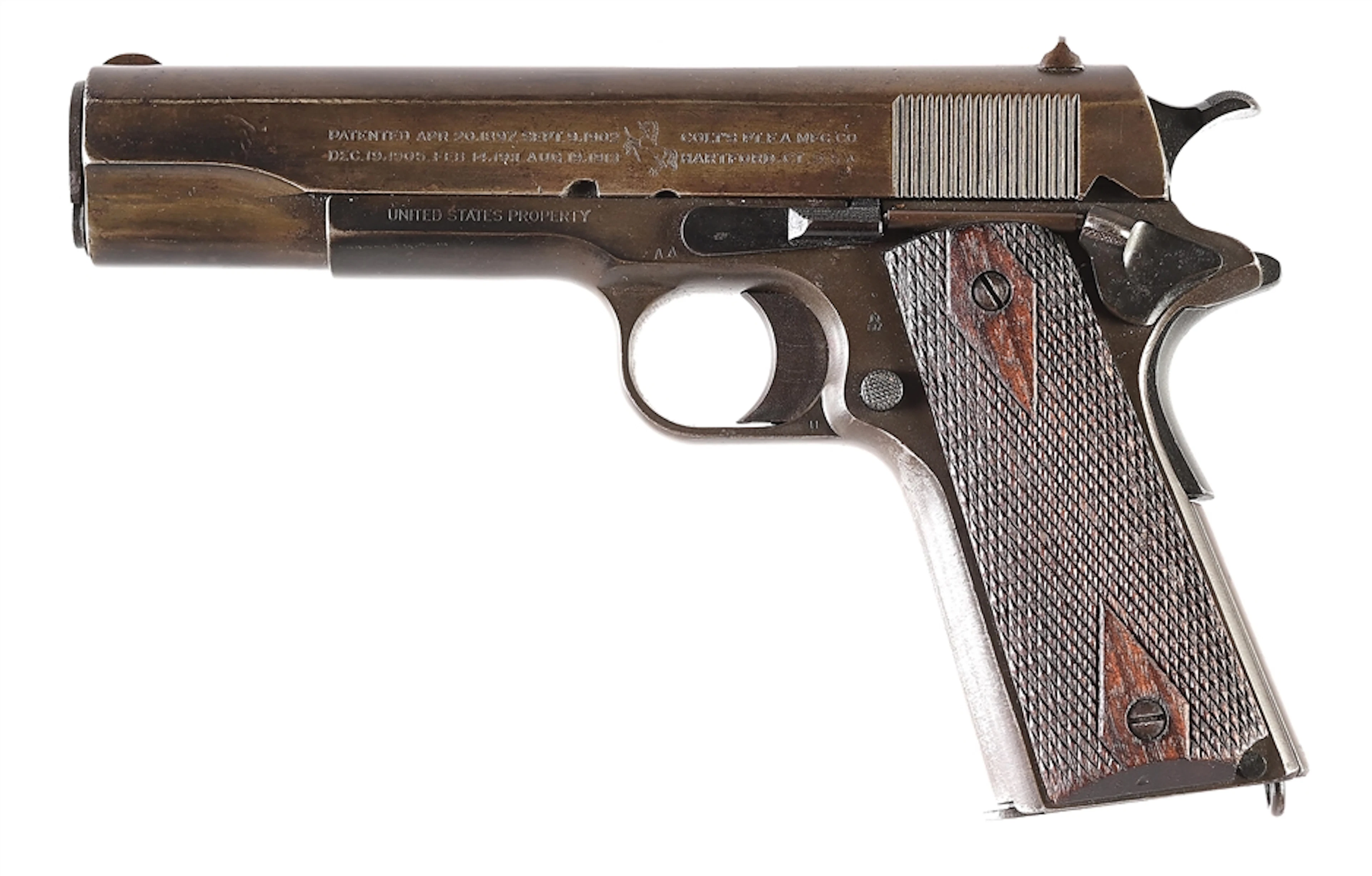 (C) COLT MODEL 1911 US ARMY SEMI-AUTOMATIC PISTOL