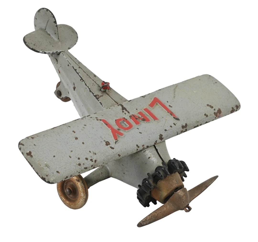 HUBLEY MFG. CO. CAST IRON LINDY AIRPLANE