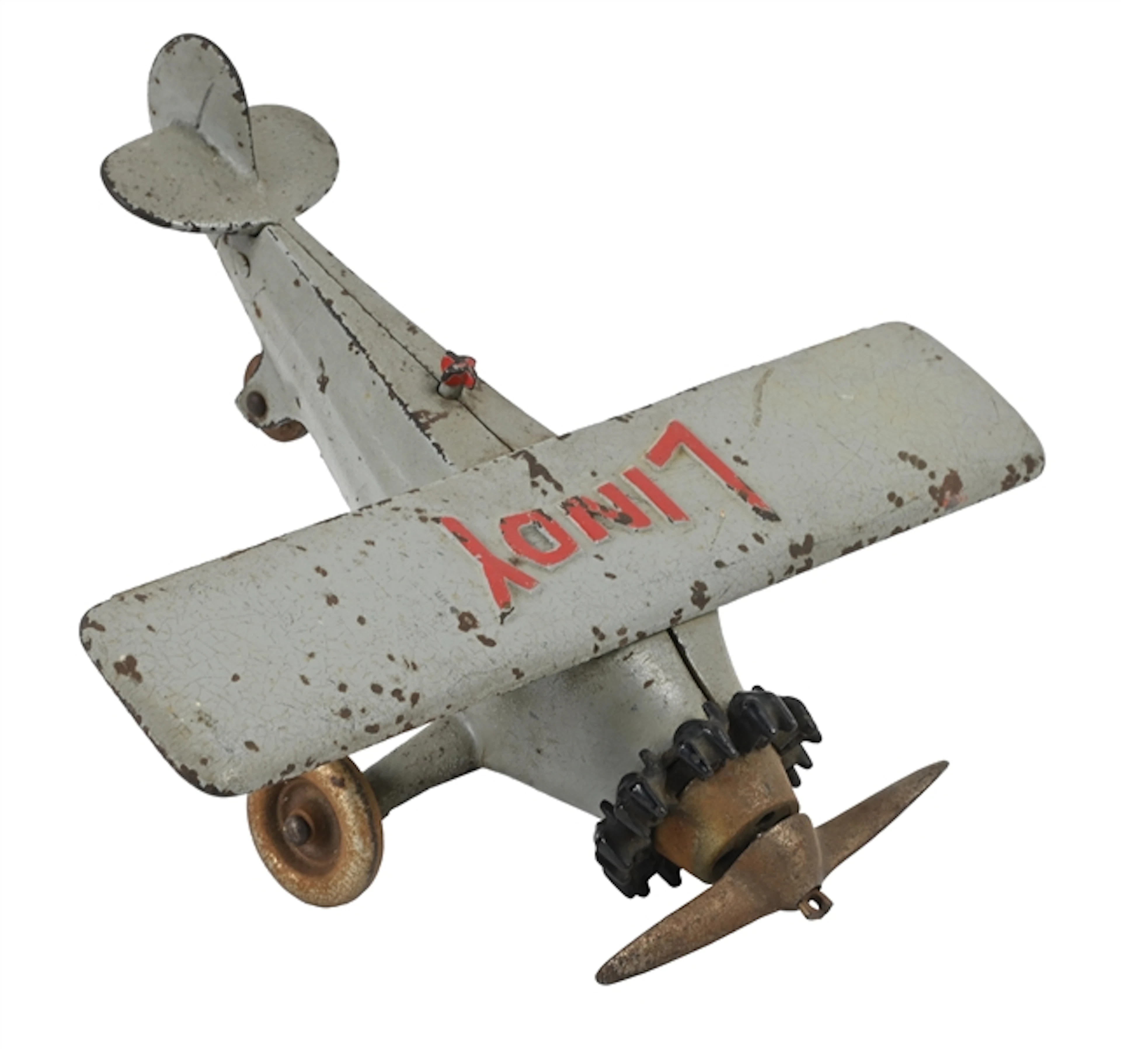 HUBLEY MFG. CO. CAST IRON LINDY AIRPLANE