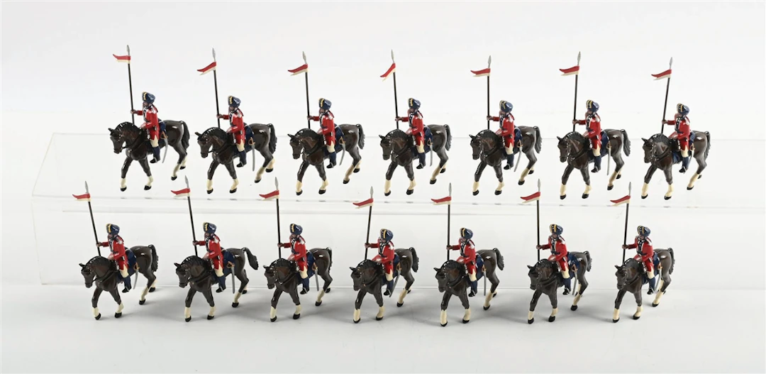 TROPHY MINIATURES INDIAN ARMY LANCERS AT THE WALK